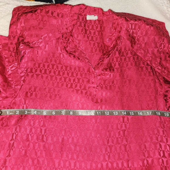 Vintage Pink Silk Dress - Picture 3 of 8